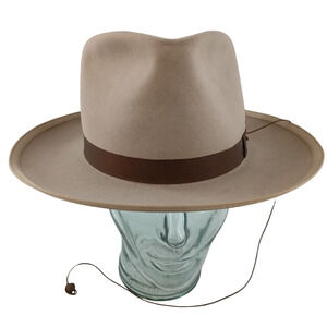 VTG Champ Cowboy Hat Mens 6 7/8 Brown XXX Beaver Supreme Kasmir Finish Rancher